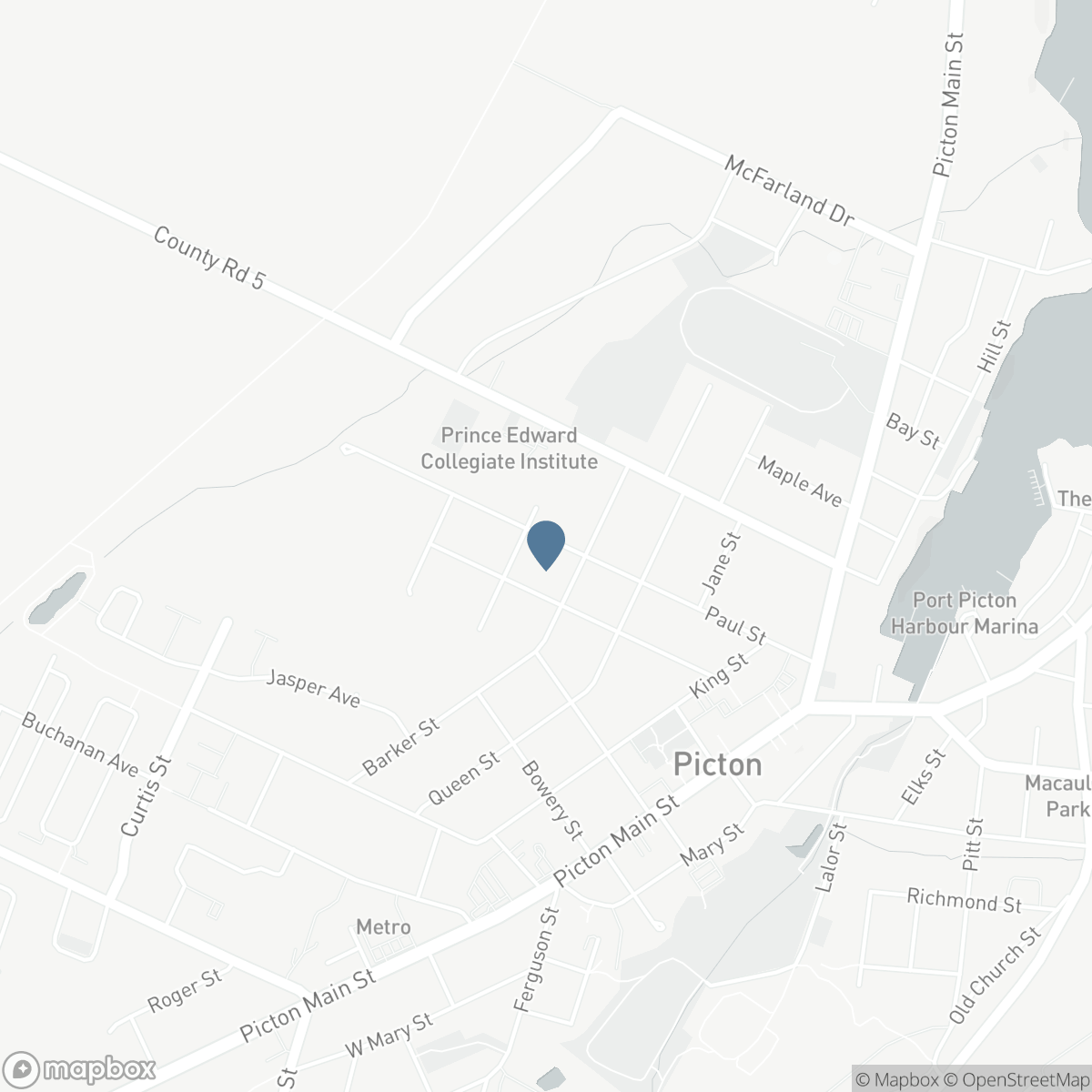 43 PAUL STREET, Prince Edward, Ontario K0K 2T0